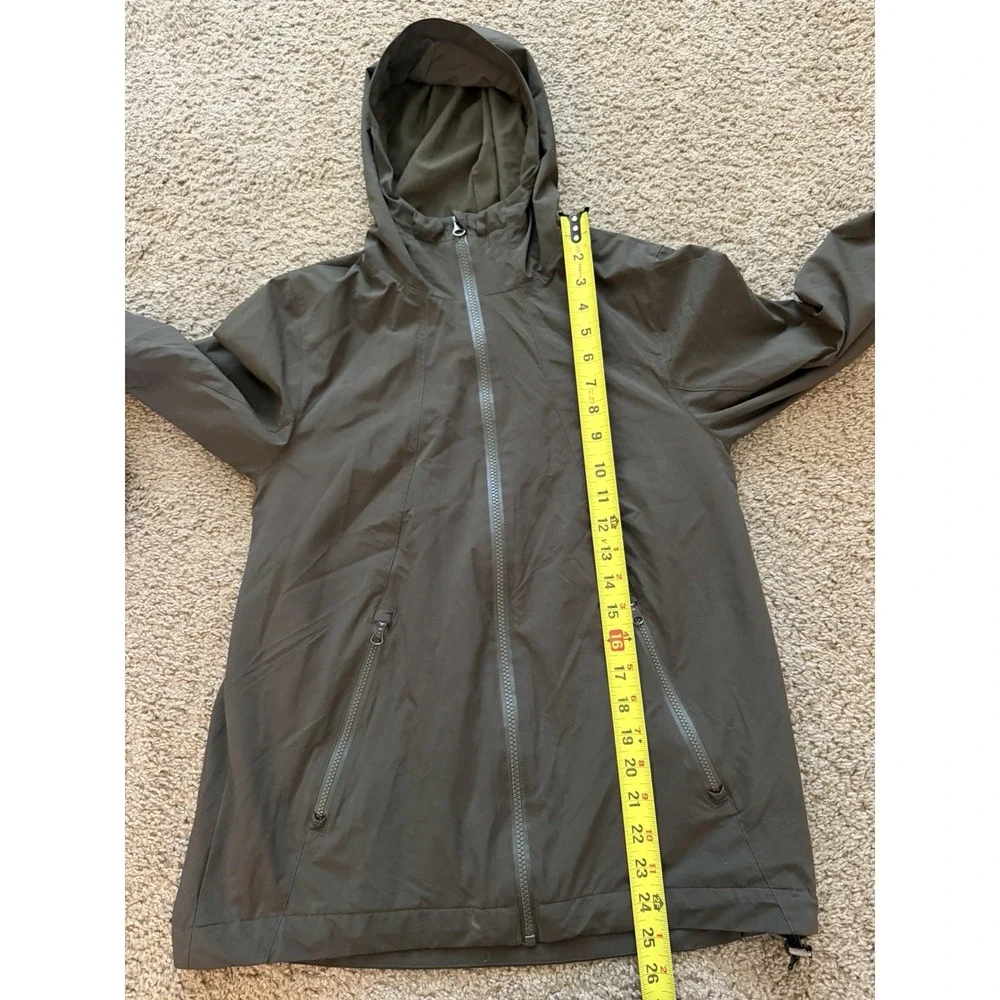 Lululemon Women's Rise and Shine Jacket III Dark Olive Sz 6 Water Wind Resistant
